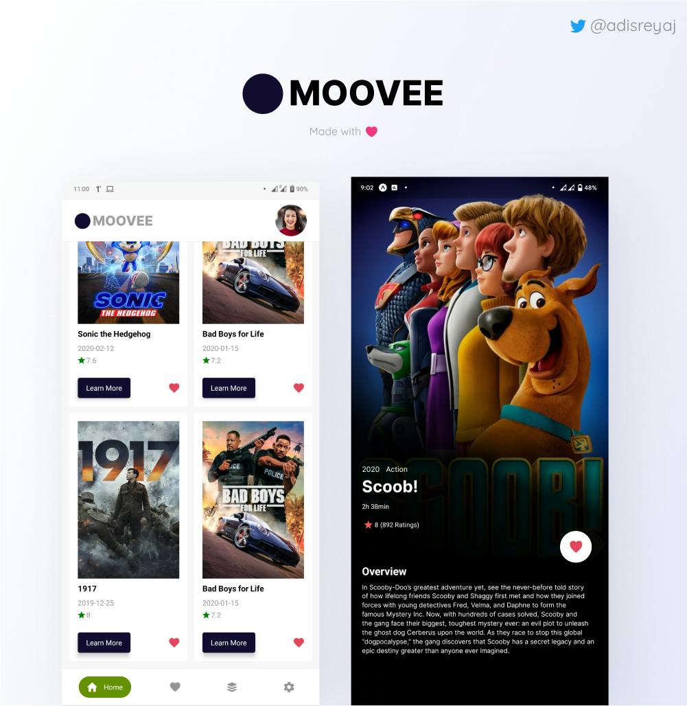 MOOVEE - Mobile App
